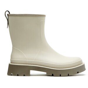 C La Canadienne Puddle Rain Boot in Cream